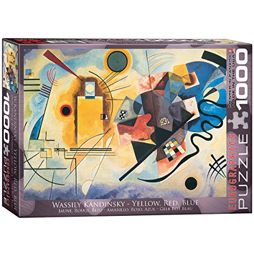 Preisvergleich Produktbild EuroGraphics Gelb Rot Blau von Kandinsky - 1000 Teile Puzzle