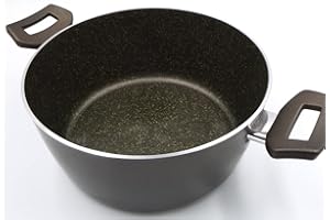 OLIVILLA Illa TERRA Casseruola antiaderente all' olio di oliva - Diametro 24cm altezza 11cm