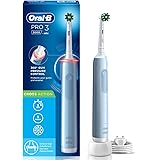Oral B Pro 3 Electric Toothbrush for adults, 3 modes with Triple pressure control, replaceable brush head included,blue