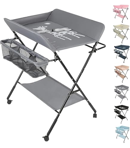 Coussin à Langer Leander Matty + Surmatelas - Vert Sauge - 50x70 Cm - Imperméable Et Facile à Nettoyer - Set 2 Pièces
