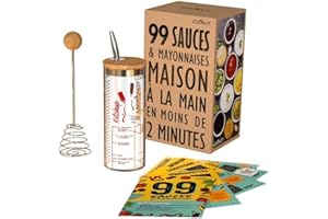 COOKUT - 99 Sauces maison délicieuses et inratables en moins de minutes ! Vinaigrettes, mayonnaises, ketchup, sauces pour viandes, et même sauces pour desserts
