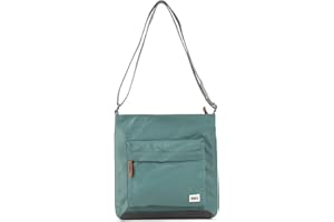 ROKA LONDON ROKA Kennington Medium Nylon Crossbody Bags for Women & Men - Multi Pockets, Chunky Zip, Adjustable Strap for Travel, Work, School