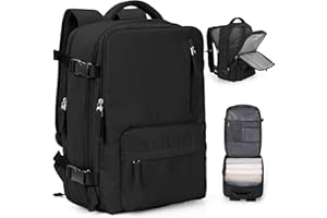 SEAFEW Plecak próżniowy, bagaż podręczny, plecak 40x30x20 do podróży Ryanair, bagaż podręczny pod siedzeniem 45x36x20, torba podróżna do samolotu, wodoodporny plecak codzienny turystyczny