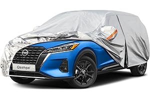 ‎KAYME Kayme Car Cover Waterproof Breathable for Nissan Qashqai (2017-2025), 6 Layers Full Garage Car Cover for Rain Sun Dust Protection Scratched Car Cover with Reflective Strips
