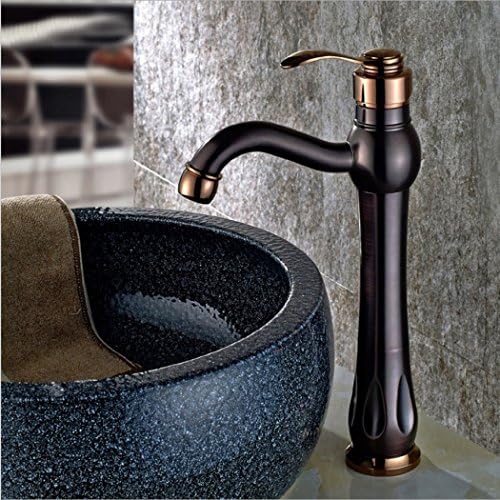 LD&amp;P Bathroom Sink Taps,bathroom sink mixer taps single lever, chromed ,black antique all bronze washbasin faucet, black bronze hot and cold faucet