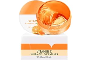 ZDHSOY 30 pairs Vitamin-C Under Eye Patches - Collagen Patches Eye Masks with Moisturizing and Anti-Aging Effect/Hydrogel Under-Eye Patches for Puffy Eyes, Dark Circles, Eye Bags