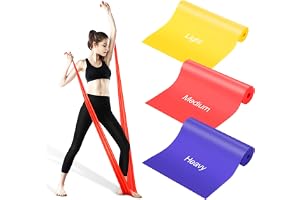 Bands Workout Zacro 6 Packs Elastiche Resistenza Band - Elastiche Fitness Band Di Elastico Pilates - copertina