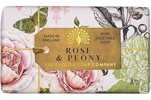 The English Soap Company, Rose & Peony Soap Bar, Anniversary Collection 200g