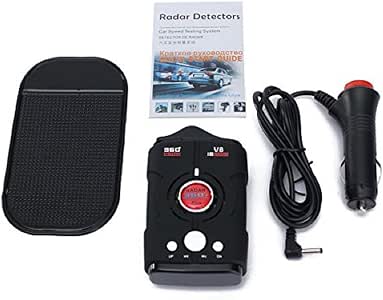 Rilevatore Radar E Autovelox Per Auto - Avviso Vocale 360°, Compatibile Con Tutte Le Frequenze, Display, Alimentazione 12V