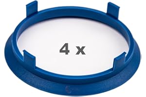 4 x pneugo! Bagues de centrage pour jantes alu 71.6 mm - 66.6 mm