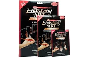 Royal & Langnickel - Confezione di 6 lastre vuote per incisione, 20 x 25 cm, colore rame