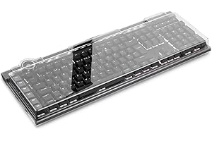 Decksaver Couverture pour la Série de Corsair K100 RGB - Housse de Protection Fumée/Claire, Fabriquée au Royaume-Uni
