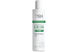PSH PET SKIN HEALTHCARE PSH Sensitive Skin Shampoo - Champú Hipoalergénico para Perros y Gatos con Pieles Sensibles - Sin Colorantes, Sales, Sulfatos ni Khaton - Hidratación y Suavidad - 300 ml