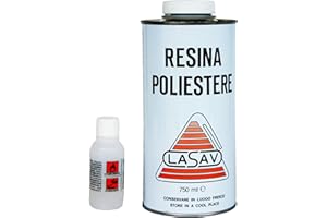 LASAV SRL Resina poliestere liquida 750ml + catalizzatore