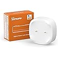 SONOFF SNZB-05P Zigbee Water Leak Sensor without Detection Cable, Wireless Mini Flood Detector for Alarm System and Smart Home Automation, Water Sensor Alarm for Kitchen Bathroom Basement