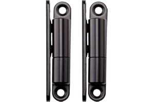 2x SOTOOLS Türband/Aufschrauband mit wartungsfreier Gleitlagertechnik für Türen bis 40Kg 15x83mm schwarz lackiert.