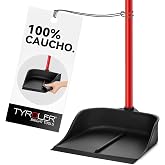 Tyroler Recogedor con Mango Largo 105 cm | Goma Natural, para Escobas | Recogedor De Basura Con Mango Largo De Goma Natural &ndash;