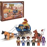 SUNMAN Cowboy Set Askerler Ve Kızılderililier 6 Fig&uuml;rl&uuml; 360 Par&ccedil;a