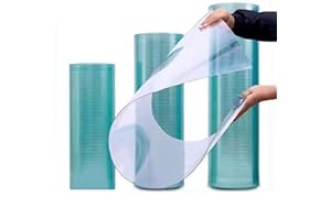 NIANXINN Placas de Policarbonato,Hoja de Plástico Transparente Ligero Panel Duradero Láminas Repuesto para Invernadero Resistentes a Luz para Techos,Cocheras,Solarios y Cerramientos (0.5x1m)