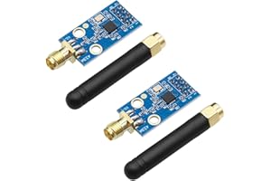 APKLVSR CC1101 Wireless Module for Flipper Zero, CC1101 Wireless Module with SMA Antenna Connection 1.9-3.6V DC Compatible with Arduino (Pack of 2)