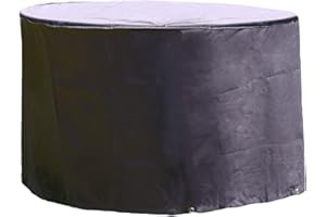 FRIEDOLA Wehncke Schutzhülle Deluxe für Gartentische, anthrazit, Ø 125 x 83 cm, 15159