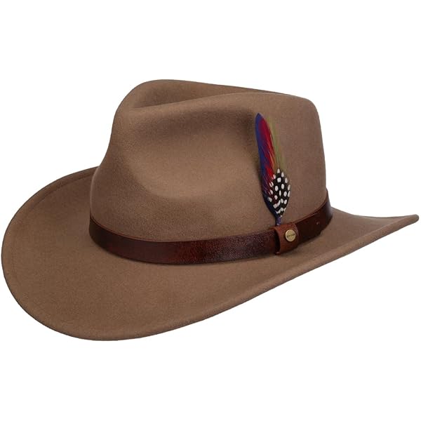 Stetson Cappello Western In Pelle Di Bufalo - Copricapo Da Cowboy Uomo/Donna Con Fascia Intrecciata - Estate/Inverno, Idrorepellente, Falda 7,5 Cm, Corona 10 Cm - 6