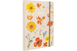 KOKONOTE Grupo Erik - Carnet de Notes A5 Botanical Flower, Pages Pointillées, Couverture Rigide | Notebook, Bullet Journal, Cahier de Notes, Carnet de Voyage