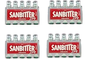 ITALIAN GOURMET E.R. Sanbittèr White dry Lot de 40 ml Aperitif Sanbitter Classique Italien 100 ml