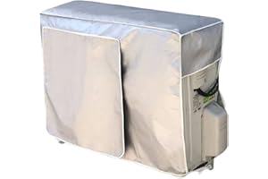 Anawakia Housse Climatiseur Extérieur Couverture Etanche Climatiseur Housse Anti-poussière Couverture extérieure de climatiseur pour La Maison (92*35*69cm)