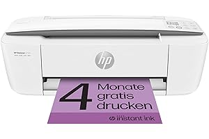 HP DeskJet 3750 Multifunktionsdrucker, 4 Monate gratis drucken mit HP Instant Ink inklusive, Drucken, Scannen, Kopieren, WLAN