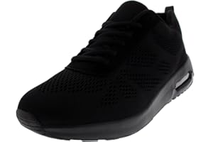 GET FIT Mens Cushioned Running Walking Sports Gym Lightweight Athletic Trainers