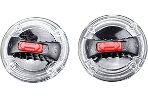 WANAONE 1pair Per Moto Shield Lock Sostituzione Casco Visiera Viti Per LS2 358 396 370 (dimensioni: 2 Pz)