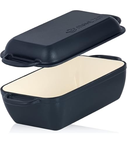 ECHTWERK Marmite En Fonte, Mini Marmite Avec Planche De Service, Petite