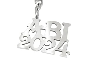 Rhsemi Abitur Abschluss Geschenke, ABI 2024 Deko Edelstahl Schlüsselanhänger- Abschluss Geschenk,Keychain Souvenir Geschenke Zum,Bestandene Prüfung Geschenk, Abitur Glücksbringer