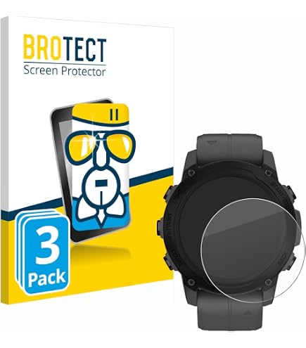 brotect Pellicola Vetro Opaca per Garmin Fenix 6 (3 Pezzi