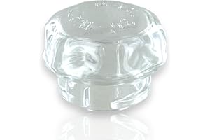 DL-pro Cristal de lámpara 48mmØ para Whirlpool Bauknecht Ignis 481245028007 vidrio de la lámpara cubierta de lámpara tapa de la lámpara cubierta de cristal para lámpara de horno bombilla cocina estufa
