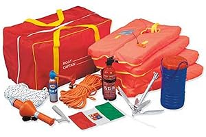 PARACHINI SHOP Borsa kit di dotazione di sicurezza, arancio 6 miglia, giub 100 (028693)