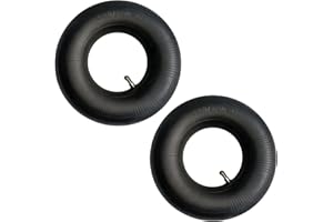 DYOUEN 2 Stücke 4.10/3.50-4 Reifeninnenrohr Ersatz des Innenrohrs für Handwagen, Schubkarren, Rasenmäher, Sackkarrenrad