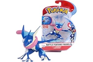 Figurka Pokemon Greninja Quajutsu - Figurka walki Pokémon 10 cm - Najnowsza fala 2022 - Oficjalnie licencjonowana zabawka Pokemon