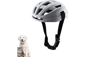 Casques pour Petits Chiens | Moto | Chien avec Trou d'aération réglable Confortable et Respirant pour Le Cosplay sur Le vélo en Plein air Bexdug