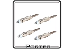 GSC RICAMBI SRL KIT 4 CANDELETTE COMPATIBILE CON PIAGGIO PORTER 1200 1400 DIESEL (LDW -1404/P - LDW -1204/P) FINO AL 2005 - PIAGGIO QUARGO DIESEL TUTTI I MODELLI