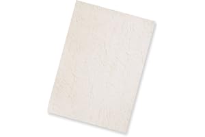 Pavo - Plats de couverture A4 grain cuir 250 g , Paquet de 100 - Ivoire