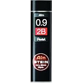 Pentel Mekanik Kurşun Kalem Ucu, 36 Adet, 0.9 mm, 2B