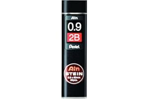 ‎PENTEL Pentel Ain STEIN C279 Feinmine, 36 Minen je Dose, 0.9 mm, Härtegrad 2B (1 Dose)