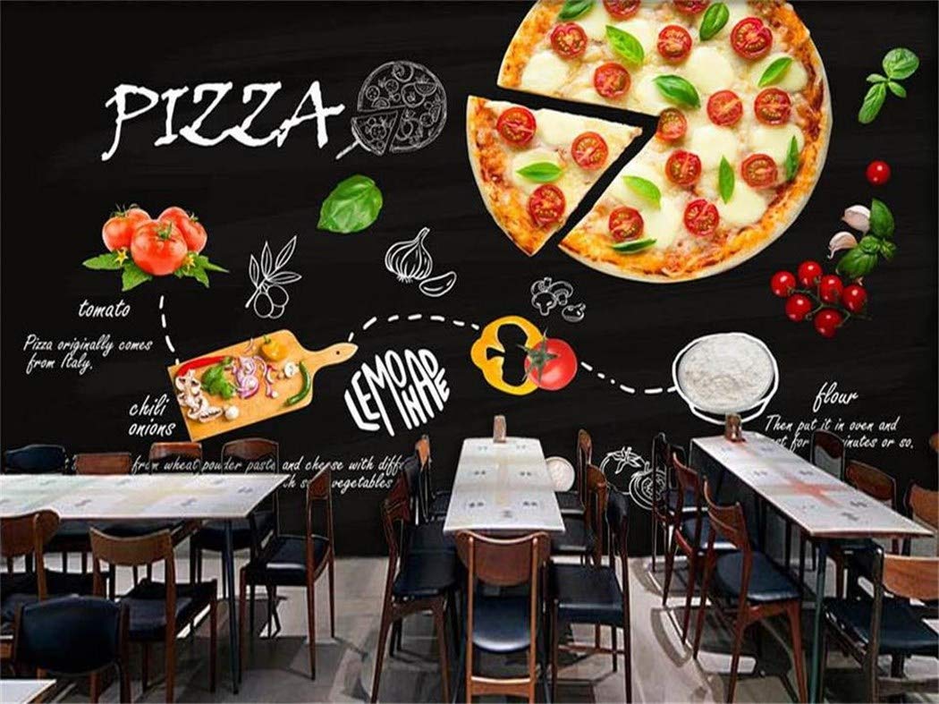 3d Wallpaper Foto Wallpaper Personalizzato Murale Soggiorno 3d Pittura Negozio Di Pizza Sfondo Muro Di Carta Da Parati 300 210 Cm Casame