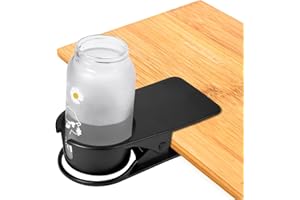 Pinsheng Soporte para Taza de Beber Clip, Creativa Clip de Taza de Oficina para Bebidas Soda café, Soporte para Taza de Bebida, diseño de Clip, para el hogar y la Oficina (Negro)