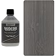 Littlefair's Wood Stain Water Based - 500 ml - Indoor Furniture Stain Light & Dark Finishes - Special Non Toxic & Eco Friendly Formula - Wood Stain for Crafts - Colour: Driftwood Grey
