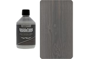 Littlefair's Tinte para Madera 500ml - Acabado Premium, Fácil de Usar y Limpiar Tinte Madera - Basado en Agua, Seguro y Ecológico - Disponible en Muchos Colores - Color: Madera flotante gris
