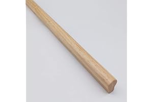 NIANXINN Tiradores para Muebles Madera de Roble,Longitud 100-1200mm Tirador de Barra Madera para Armarios de Cocina,Tire de Manija Perilla para Gabinete Puerta Armario Cajón,con Tornillos(Length 800mm)