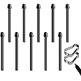 heus 【10 Pcs】Pen Tips for Remarkable 2 with 2 Pcs Nibs Removal Tool, Maker Pen Tip Replacement Stylus Nib Painting Writing Accessories for Remarkable 1/2 Pen Tip Tips/Nibs（Black）